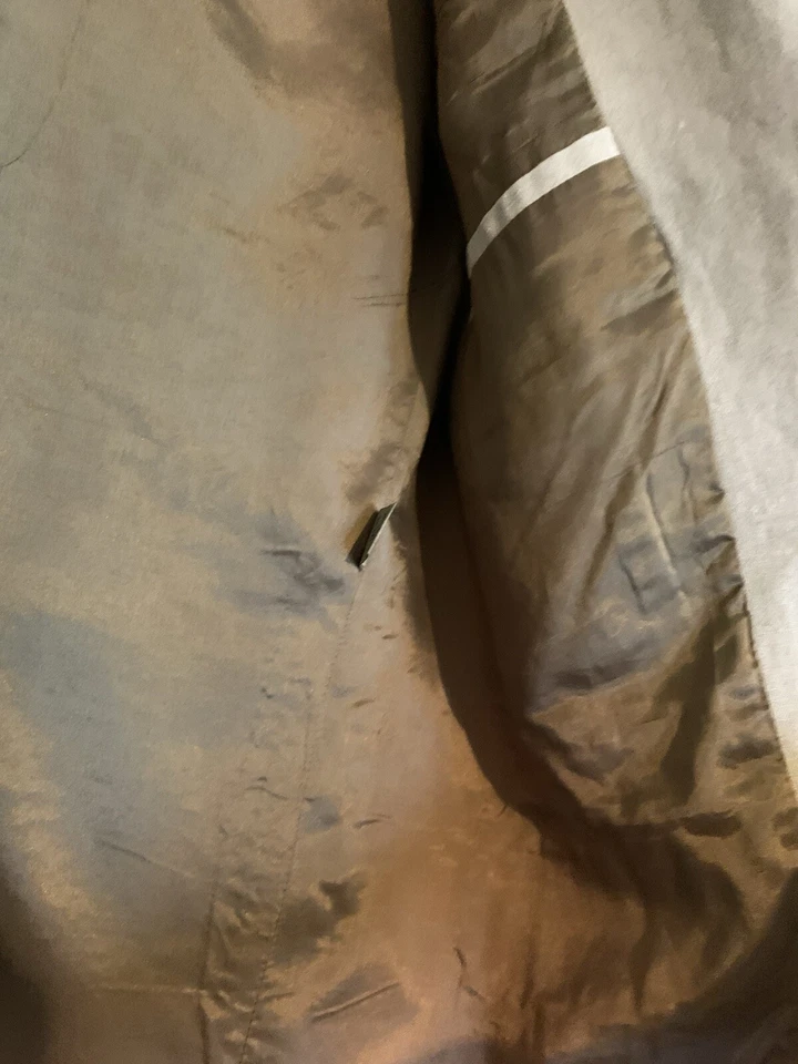 Structure Men’s Linen Collection Size S Casual Blazer Sport Coat Preppy Tan - Image 4 of 4