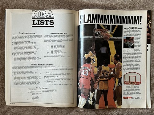 NBA HOOP MAGAZINE SACRAMENTO KINGS VS. SONICS PROGRAM XAVIER MCDANIEL COVER 1987 - Picture 11 of 13