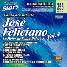 Karaoke Latin Stars 255 Jose Feliciano Vol.4