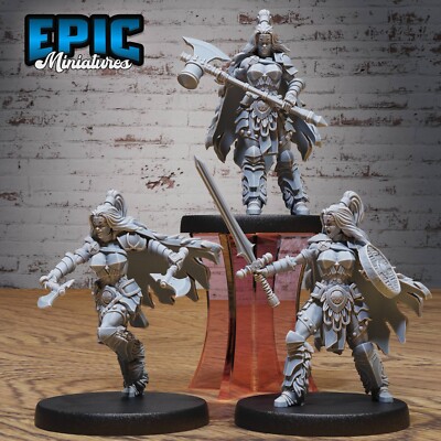Epic Miniatures Fantasy - FEMALE BARBARIAN Dungeons and Dragons DnD Miniatur