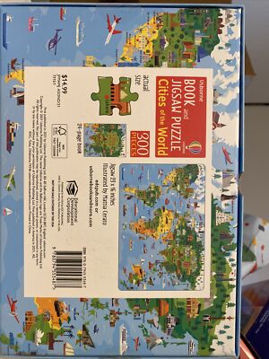 Usborne Book and Jigsaw Puzzle 300 Pieces - Cities of The World