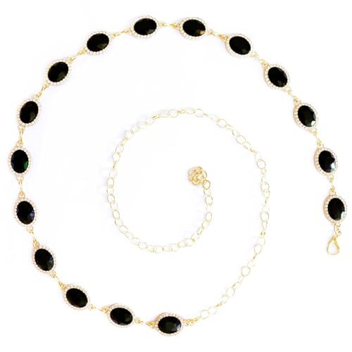 Womens Belt with Jewelry Inlaid Thin Waistband Fashion Waist  display picture 2