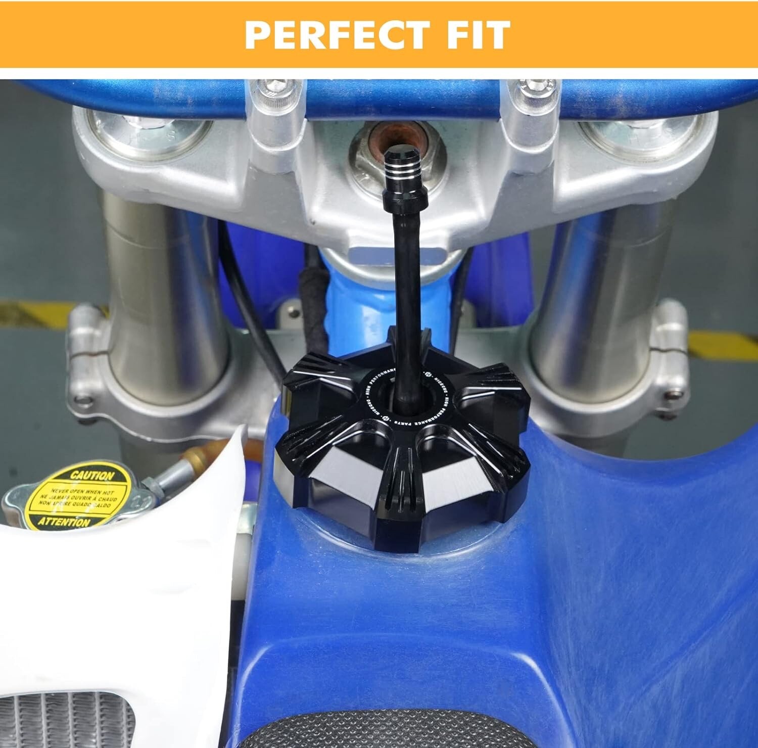 CNC Aluminum Gas Tank Fuel Cap Petrol Kawasaki KLX110 KLX140 KLX 110