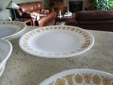  BUTTERFLY GOLD Pattern Salad Plate Dinnerware (9  available)