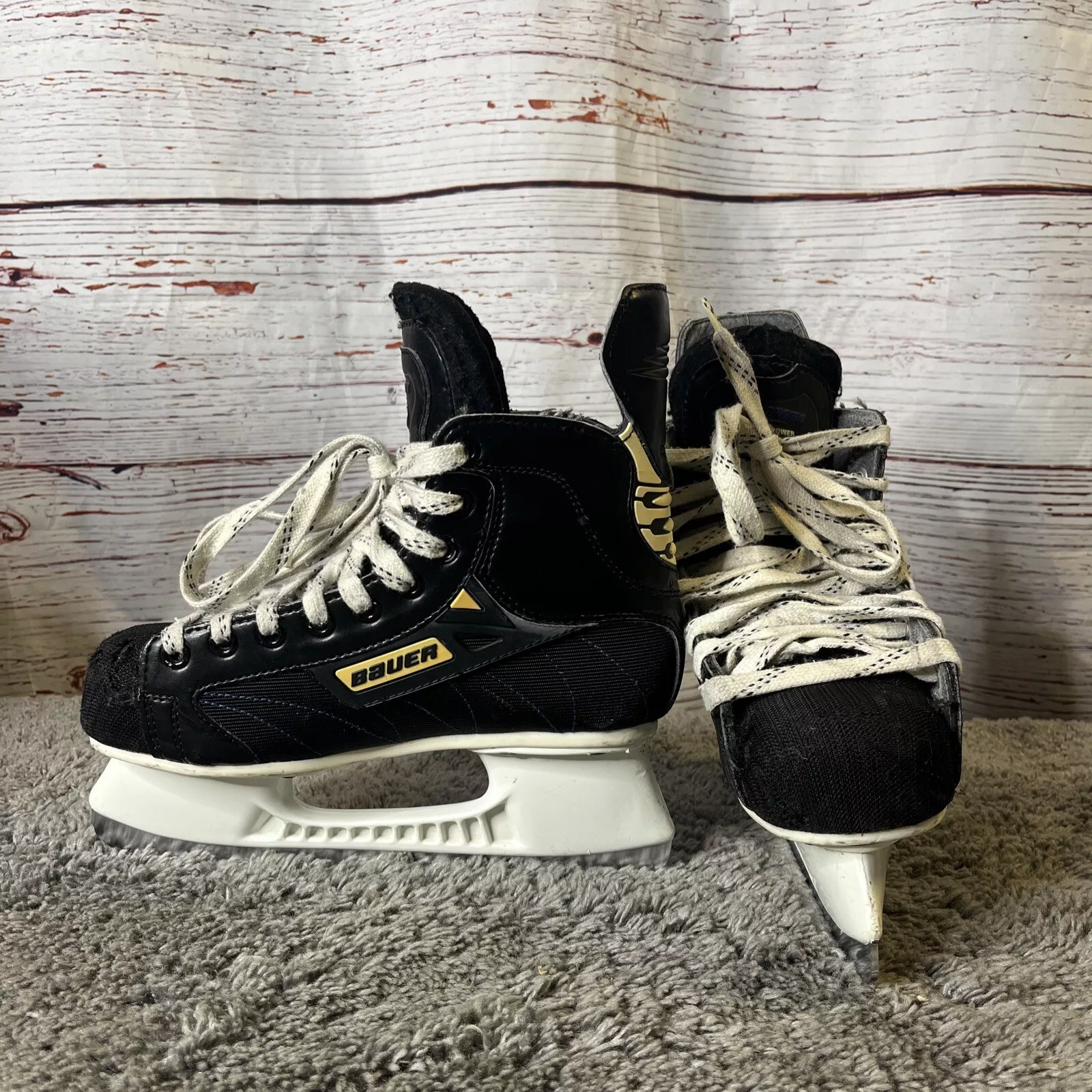 Patins de hockey sur glace Bauer Supreme 1000 patins pour jeunes taille US 4,5D / pointure 5,5