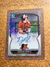 2023 Bowman Chrome Baseball Silver Mojo # BCMA-DH Douglas Hodo III Autograph