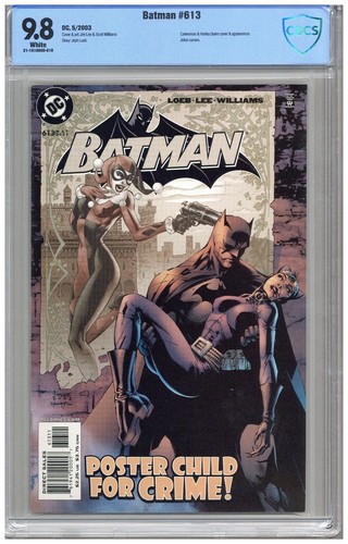 Batman  # 613   CBCS   9.8  NMMT   White pgs  5/2003    Catwoman & Harley Quinn 