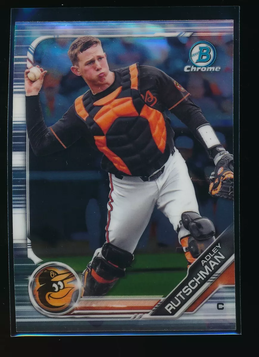 ADLEY RUTSCHMAN 2019 Bowman Chrome Draft IMAGE VARIATION Orioles Rookie Card RC