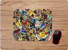 CLASSIC HORROR SCI-FI MOVIE POSTER COLLAGE CUSTOM MOUSEPAD MOUSE PAD PC GAMING