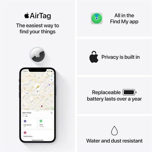 Apple AirTag 1 Apple Air Tag for iPhone iPAD MX532AM/A Fast Shipping - Picture 6 of 6