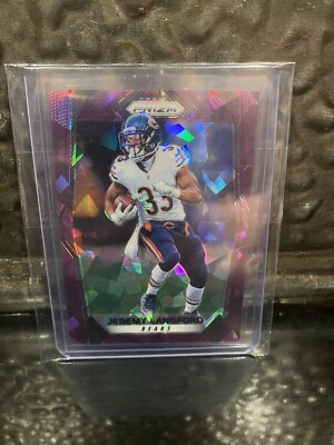2017 Panini Prizm Jeremy Langford #151 Purple Cracked Ice 26/75 - Chicago Bears