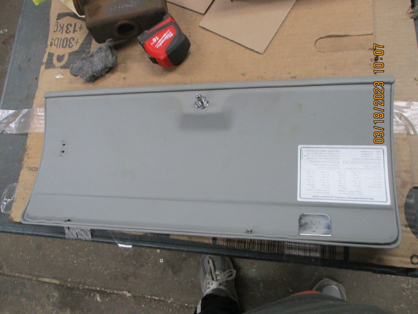 1997 Rolls Royce Silver Spur Glove Box Door Grey Leather LHD