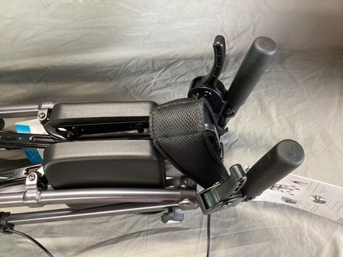 Able Life Space Saving Lightweight Folding Rollator Black Walnut 4250-BW - Picture 14 of 18