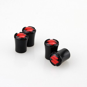 4x Silver Car Anti-Theft Wheel Tire Valve Dust Stems Air Caps Cover For Mini