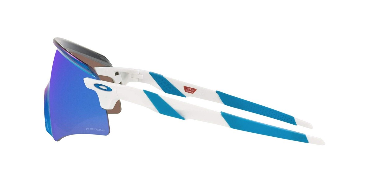 Oakley Encoder Polished White/Prizm Sapphire Men's Sunglasses