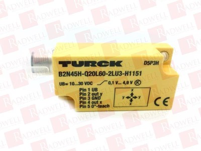 TURCK B2N45H-Q20L60-2LU3-H1151 / B2N45HQ20L602LU3H1151 (NEW IN BOX)