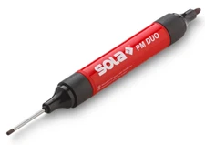 Sola Permanent-Marker Duo, Drill Hole Marker+Permanent Marker in One Pen, 15 cm
