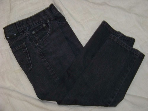 Boys Levi's 505 Reg Black Denim Jeans - 7 Reg - Picture 2 of 7