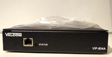 Valcom VIP-804A Quad Enhanced Network Audio Port SIP VoIP Paging Gateway 4 Zone