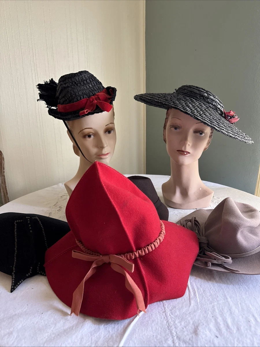 20 世纪40 年代复古女式帽子| eBay