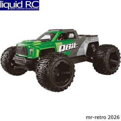 Maverick 151004 QBit MT 1/16 4WD RTR Brushed Monster Truck (Green)