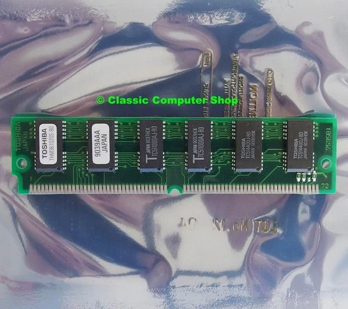 Toshiba THM361020AS-80 4MB 80ns 72-pin SIMM parity FPM RAM
