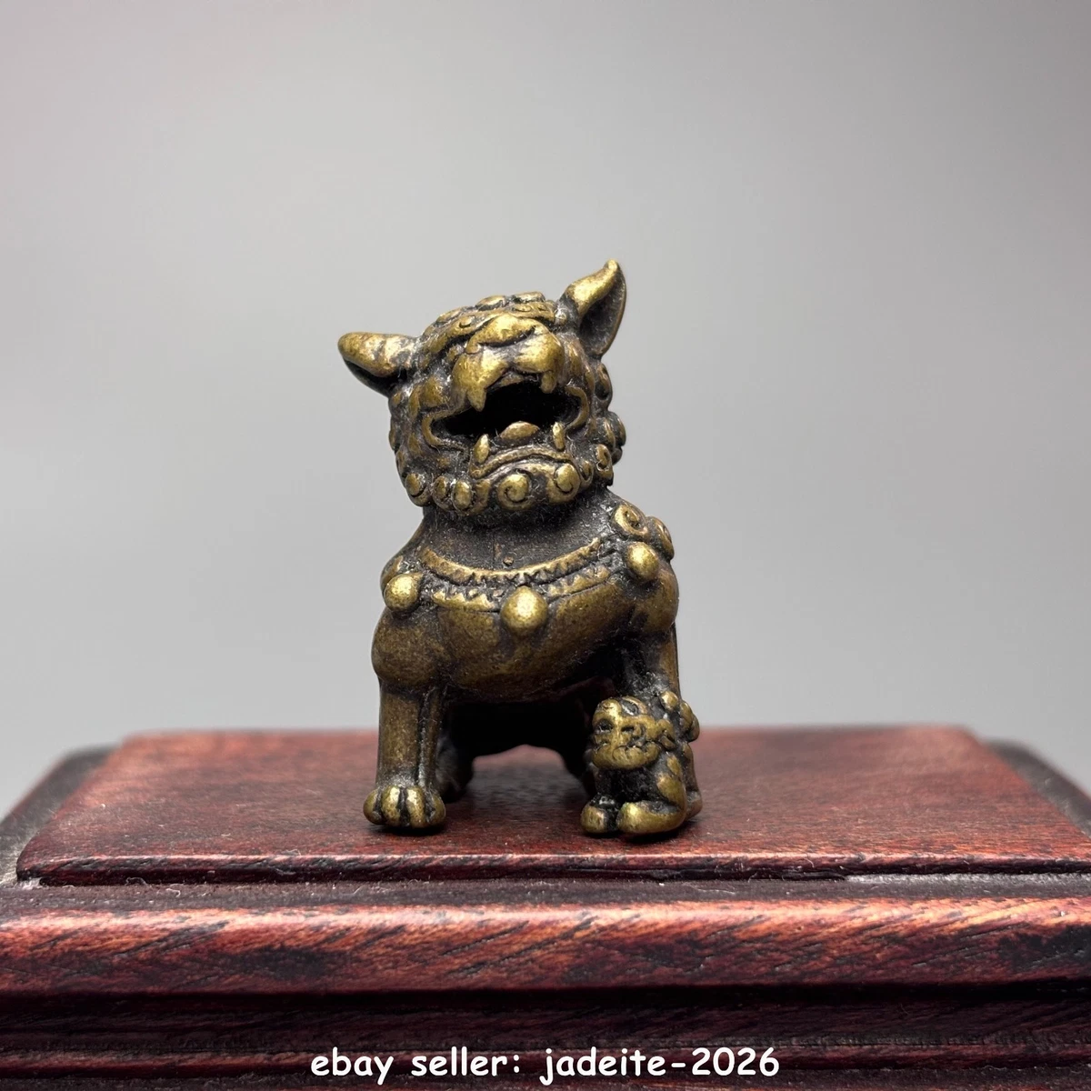 中国古董青铜狗雕像、动物雕像| eBay