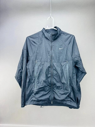 Nike Mens Black Storm-Fit Full Zip Windbreaker Jacket Size M