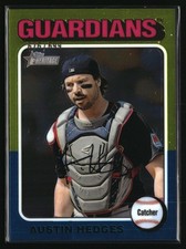 2024 Topps Heritage Chrome /699 Austin Charles Hedges #510 Baseball Card