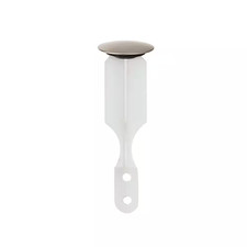 1.5 In. Cap Dia 2-Hole Pop-Up Stopper in Stainless Steel