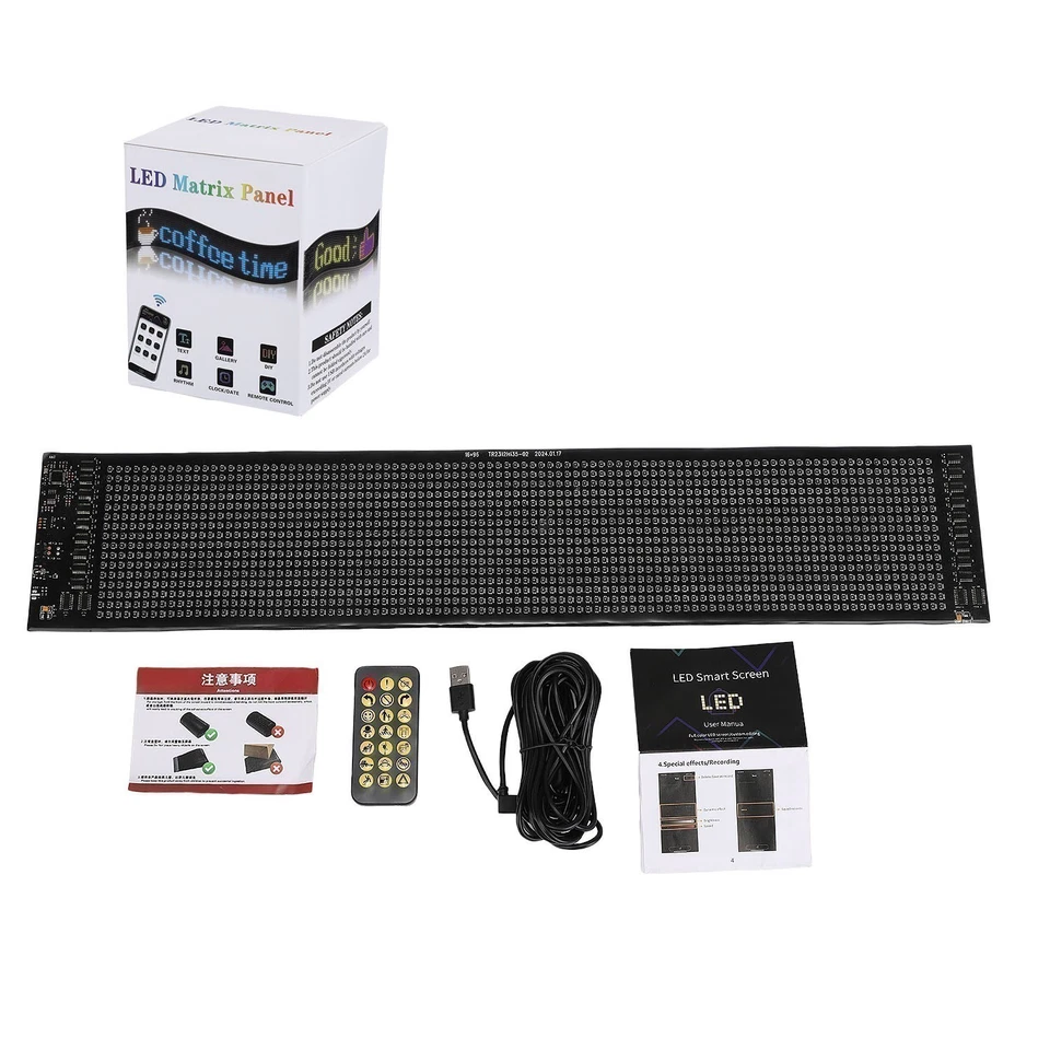 RGB LED Sign Scrolling Message Display Board Screen Programmable APP Bluetooth - Image 3 of 4