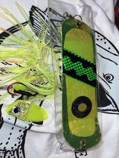 High Percentage Bait/Meat Rig W/ 8.5” Flasher/Rotator/360 And Spider Leg Teaser 