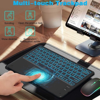 Beleuchtete Tastatur Maus für Huawei Honor Pad X9 X8 Pro MatePad 11 SE T10 T10S