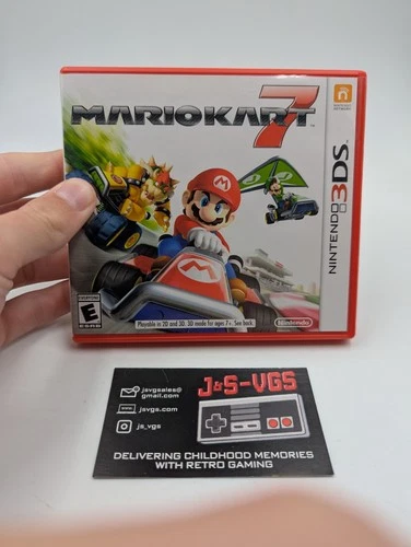 Mario Kart 7 (Nintendo 3DS, 2011) Authentic CIB Complete