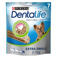 Purina Dentalife Hundesnack Mundhygiene Extra Small Hunde 42 Sticks 6X69G Packs