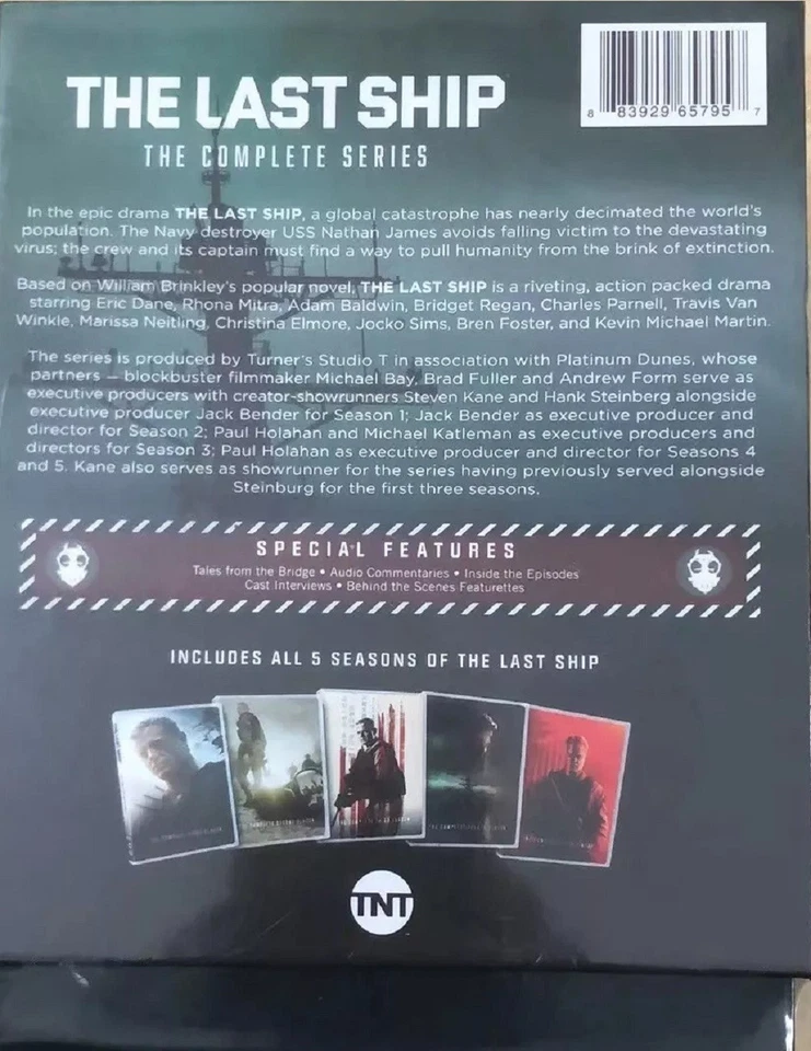 The Last Ship – Complete TV Series Collection (Seasons 1–5) – 15-Disc DVD - Image 2 of 2