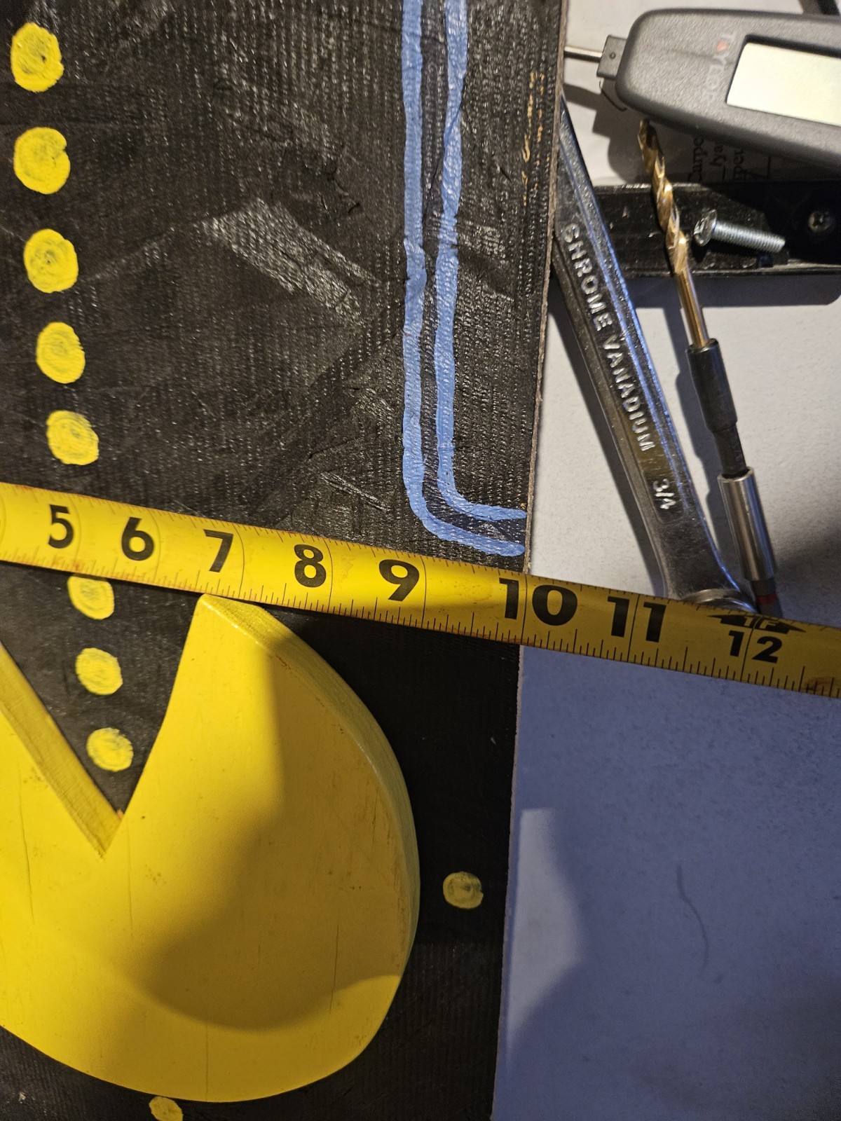 PAC MAN ARCADE GAME WOOD SIGNAGE COOL VINTAGE  ART CLASSIC RARE Great For Caves!