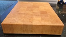 Beech Butchers Block Oiled Cutting Board  Chunky 40cm X 30cm X 6.5cm 5.8kg!!