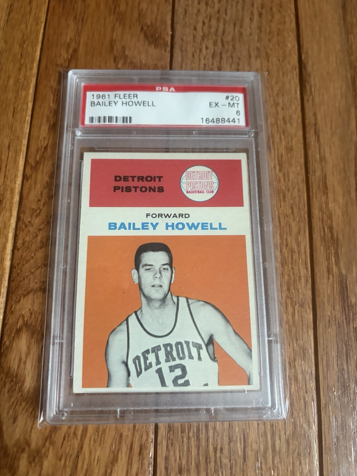 PSA 6 1961 Fleer #20 Bailey Howell Rookie