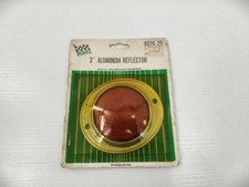 Vintage Monarch 4026-25 3 Aluminum Red Reflector Nos New Old Stock Madison In