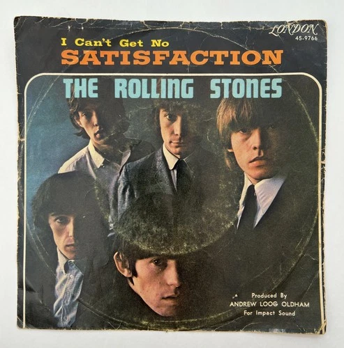 ROLLING STONES "I Can't Get No Satisfaction" 45 London Picture Sleeve *No Record