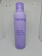 Flamingo Foaming Shave Gel Iris And Cedarwood 6.7oz