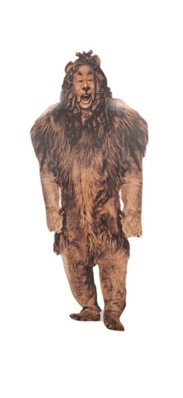 THE WIZARD OF OZ - COWARDLY LION - LIFE SIZE STANDUP/CUTOUT BRAND NEW - 1616