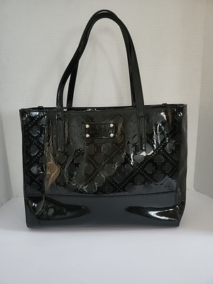 Kate Spade New York Quinn Beale Street Black Patent Purse handbag