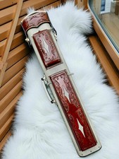 Volturi Custom Pool Case 4x8 Genuine Leather with Backpack Straps.