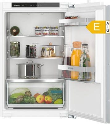 Siemens Einbaukühlschrank KI21RVFE0 136L LED freshBox 88cm E Flachscharnier