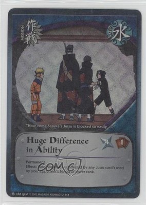 2007 Naruto CCG: Dream Legacy Unlimited Foil Huge Difference in Ability #M182