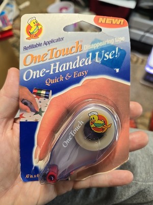 Duck Brand One Touch One Hand Tape Dispenser Applicator NOS Acid Free VTG Rare