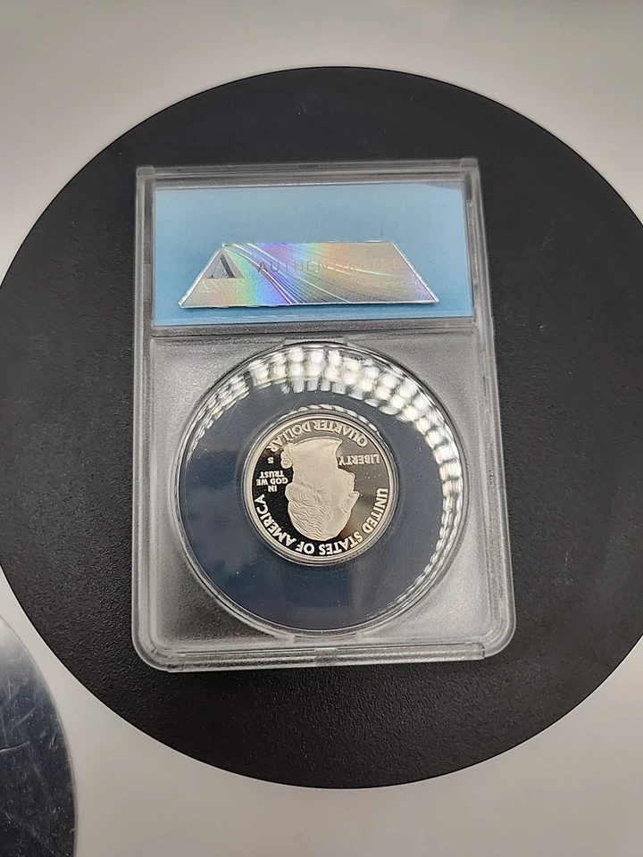 2009-S Washington Quarter American Samoa ANACS PR70DCAM First Day of Issue Coin - Image 2 of 2