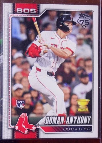 ROMAN ANTHONY ROOKIE CARD #189 2026 TOPPS SERIES 1